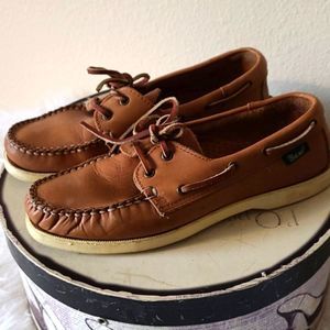 Bass Leather Vintage Boat Shoes